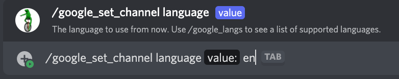 google-set-channel-language-usage